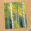 White Trees with Yellow Foliage Photo Print Wall Decor