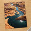River Running Through a Canyon Photo Print Wall Decor