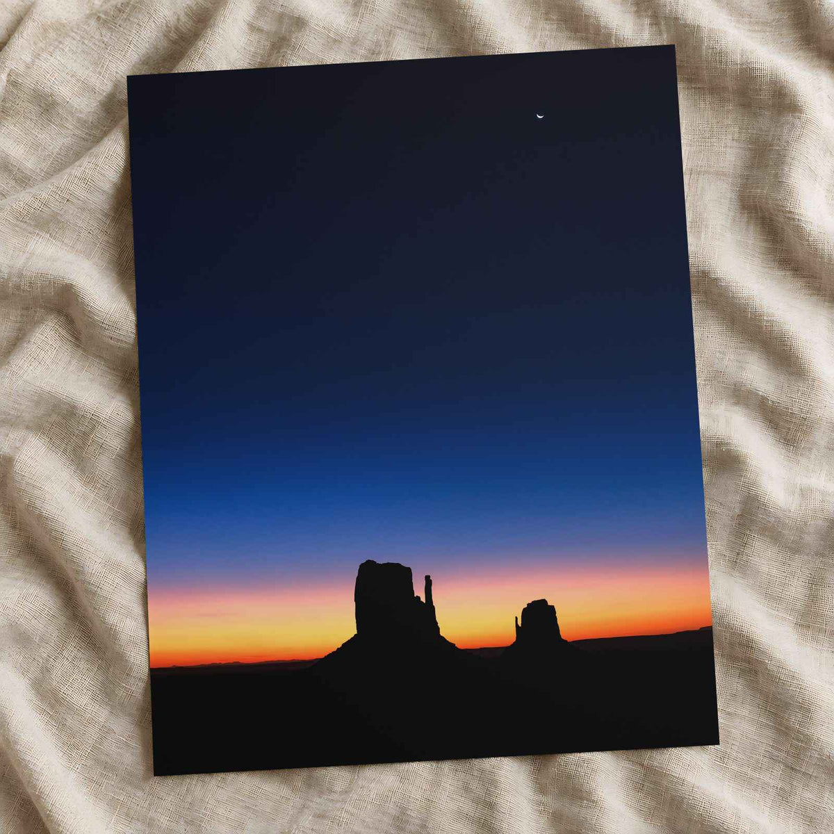 Monument Valley Sunset Arizona Photo Wall Print (7 Sizes) - Ready to Frame