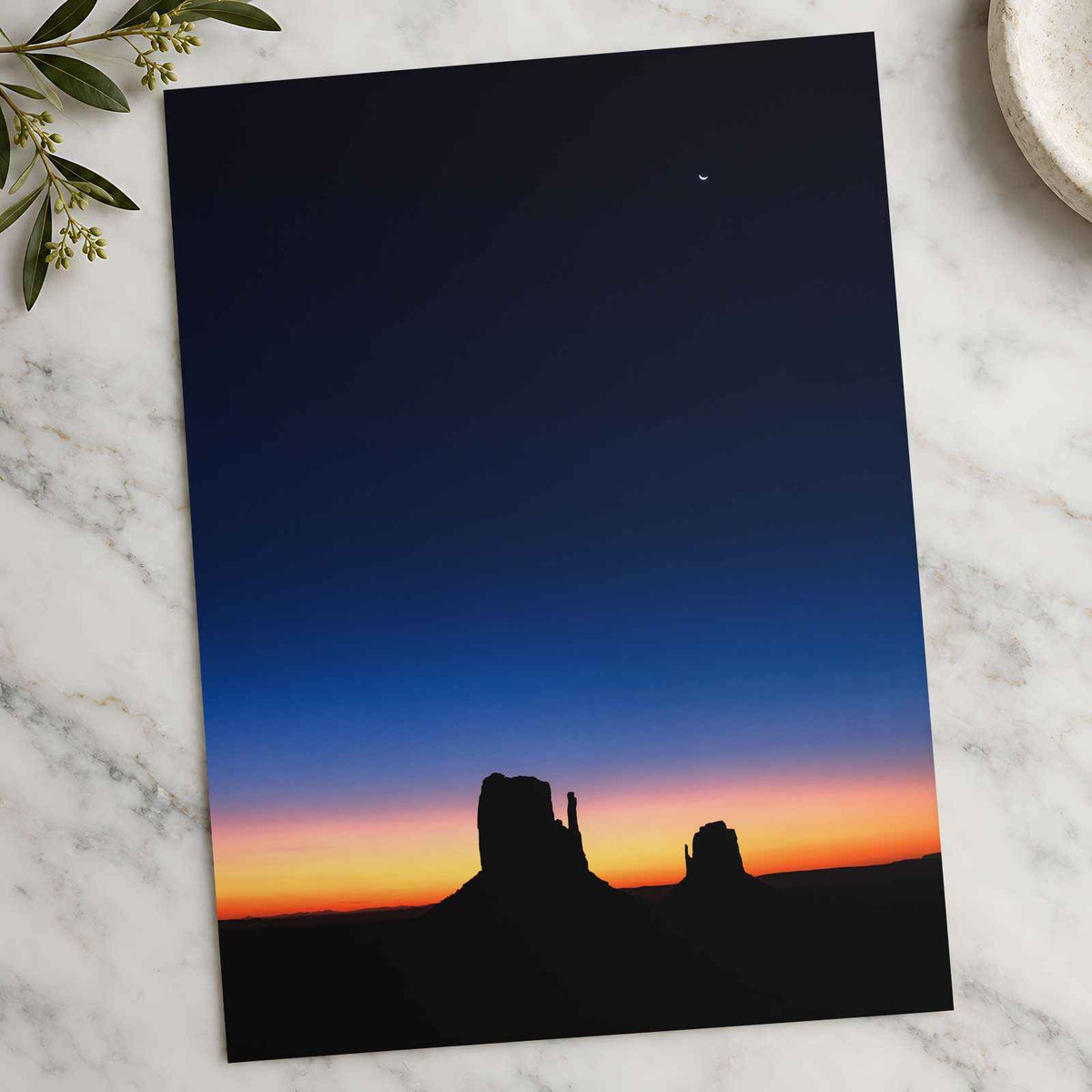 Monument Valley Sunset Arizona Photo Wall Print (7 Sizes) - Ready to Frame