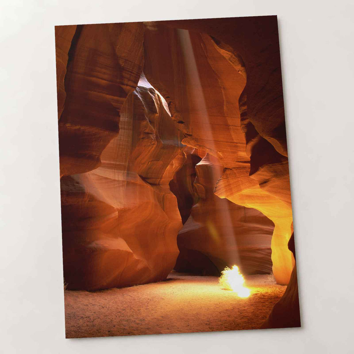 Antelope Canyon Sun Beams Arizona Photography Print (7 Sizes) - Heavyweight