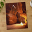 Antelope Canyon Sun Beams Photo Print Wall Decor