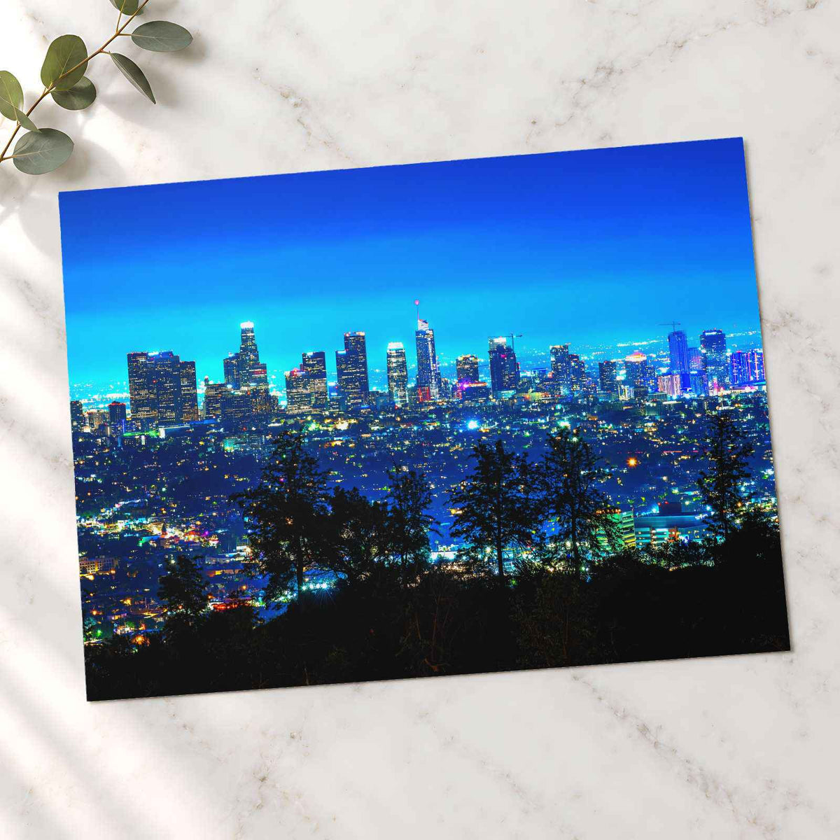Los Angeles Skyline from Griffith Park California Photography Print (7 Sizes)