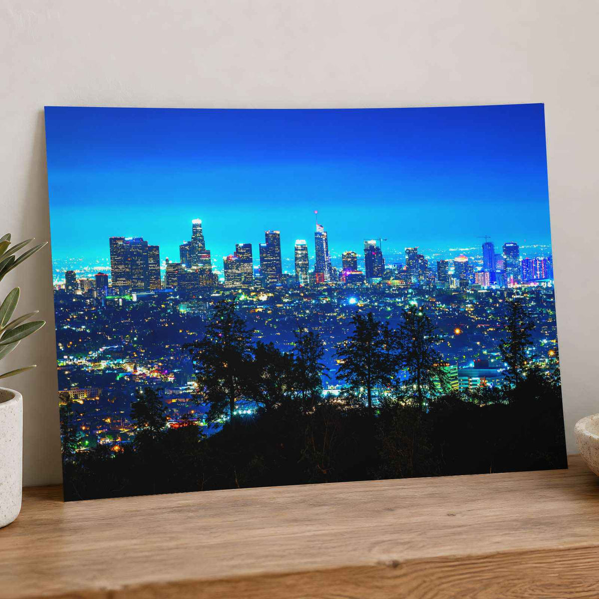 Los Angeles Skyline from Griffith Park California Photography Print (7 Sizes)