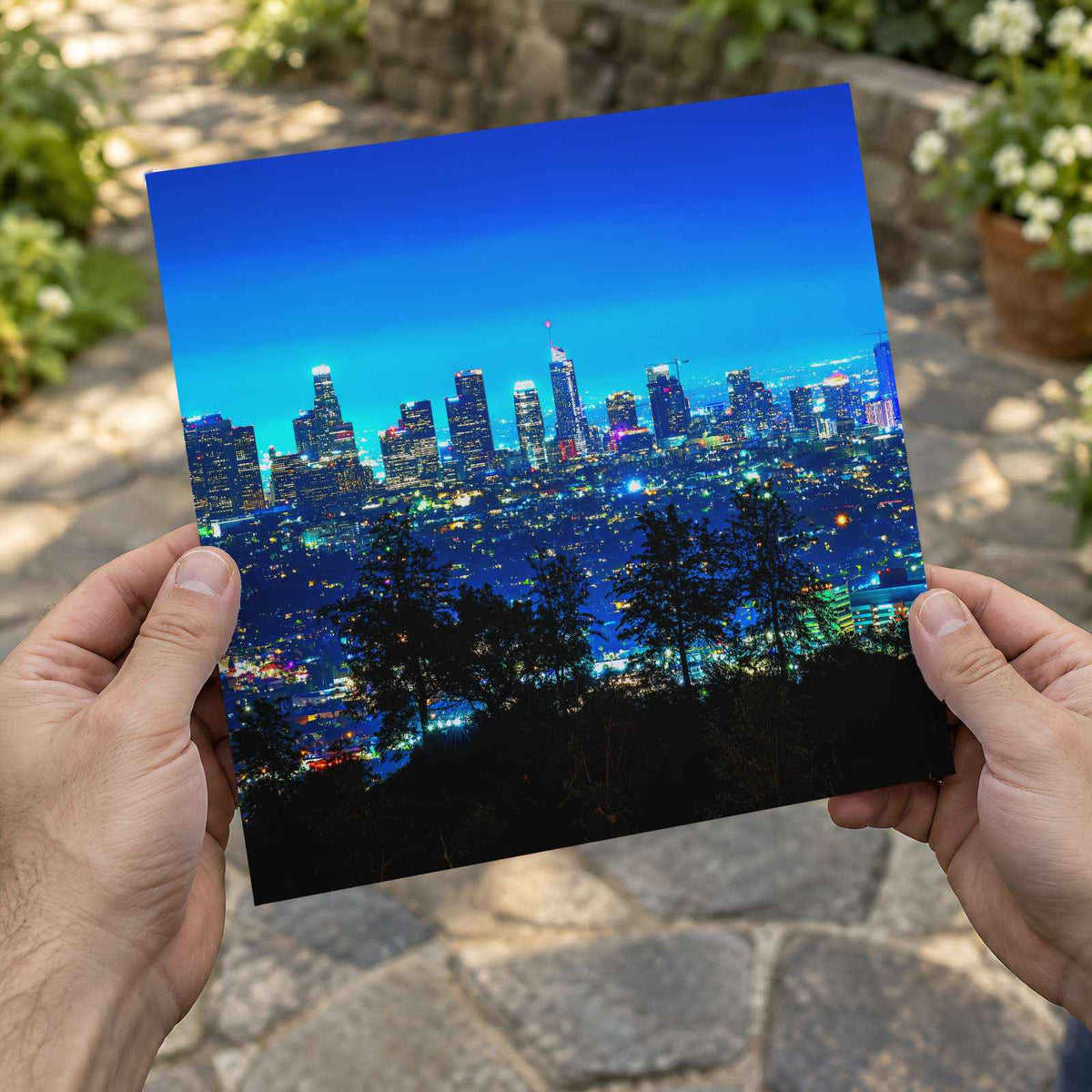 Los Angeles Skyline from Griffith Park California Photography Print (7 Sizes)