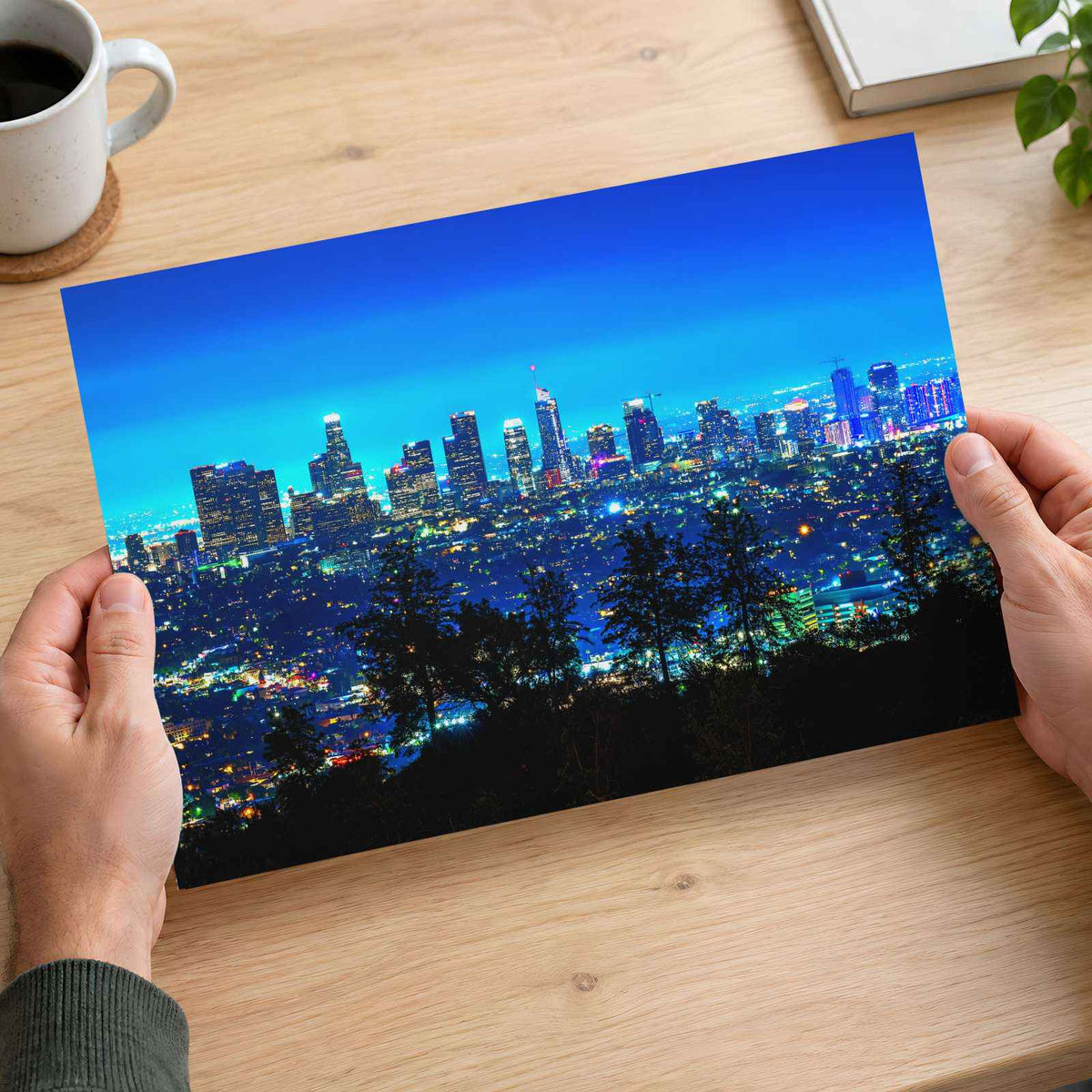 Los Angeles Skyline from Griffith Park California Photography Print (7 Sizes)