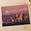 San Gabriel Mountain Snow Moon in Los Angeles California Photo Print (7 Sizes)