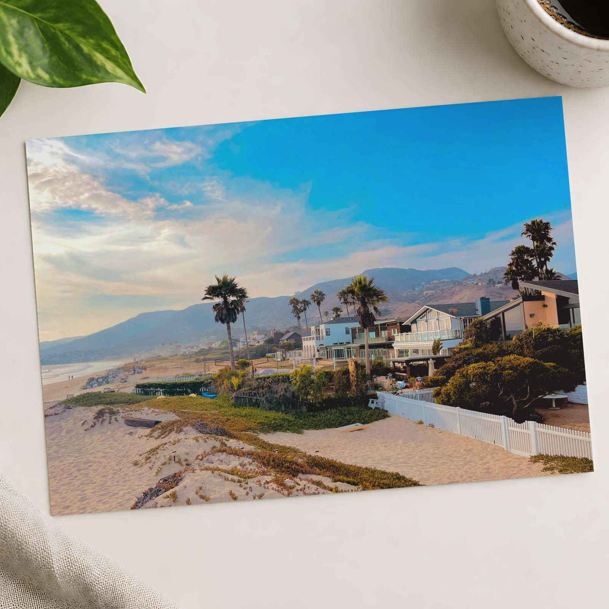 Beach Houses Photo Print (7 Sizes) - Ready to Frame