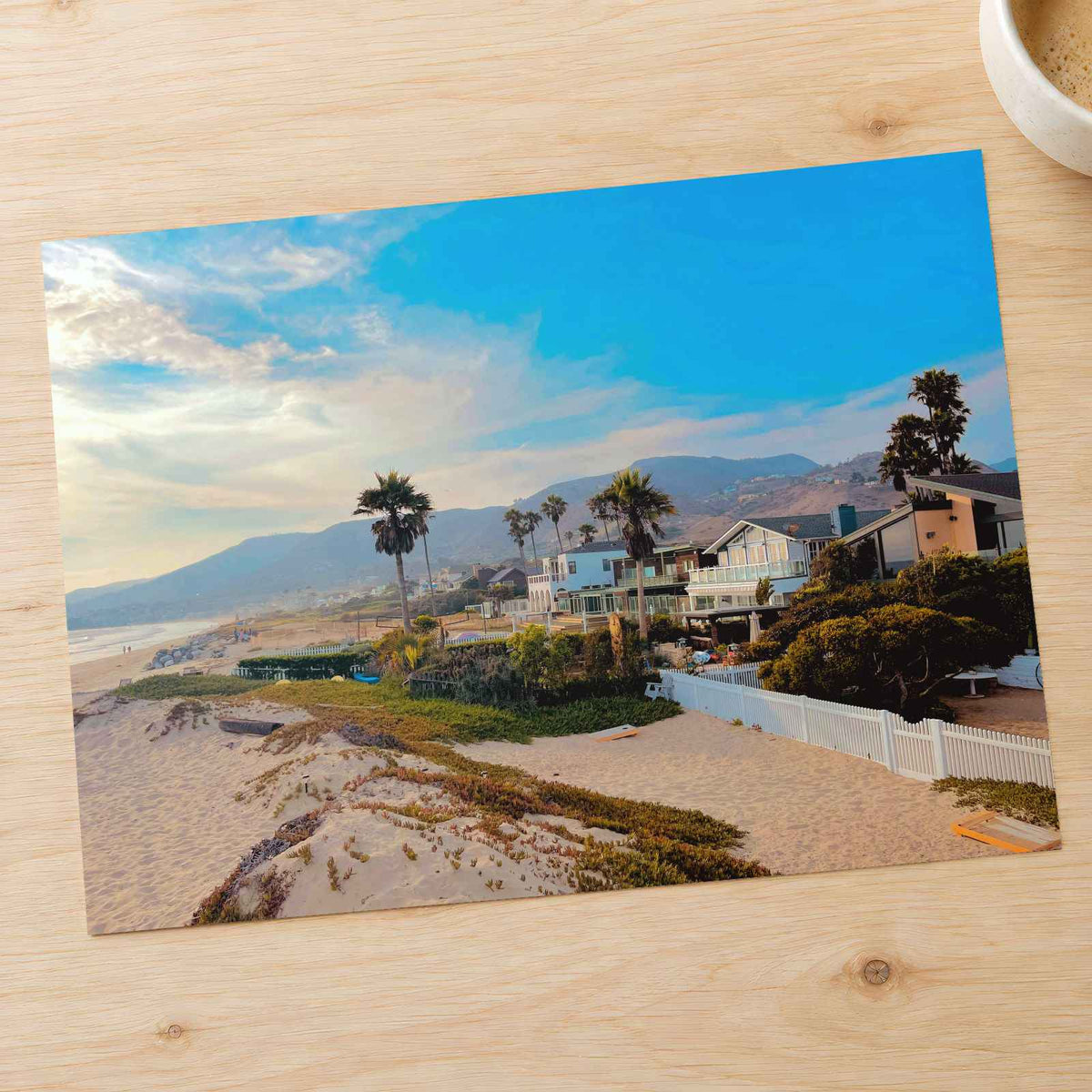 Beach Houses Photo Print (7 Sizes) - Ready to Frame