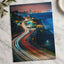 Pacific Coast Highway at Sunset in California Photographic Art Print (7 Sizes)