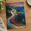 Pacific Coast Highway at Sunset in California Photographic Art Print (7 Sizes)