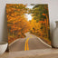 Road with Fall Foliage Photography Print (7 Sizes) - High Quality