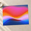 Colorful, Wavy Shapes Matte Art Print (7 Sizes) - Frameable