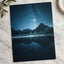 Milky Way Over Mountain and Lake Photo Wall Art (7 Sizes) - High Quality