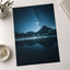 Milky Way Over Mountain and Lake Photo Wall Art (7 Sizes) - High Quality
