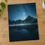 Milky Way Over Mountain and Lake Photo Wall Art (7 Sizes) - High Quality