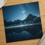 Milky Way Over Mountain and Lake Photo Wall Art (7 Sizes) - High Quality