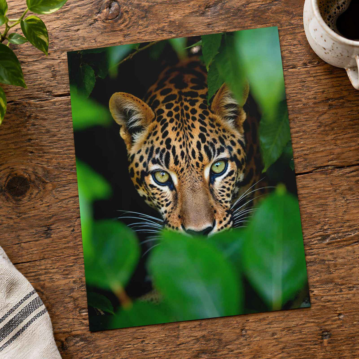 Close Up of Leopard's Face by Allec Gomes Photo Print Wall Decor