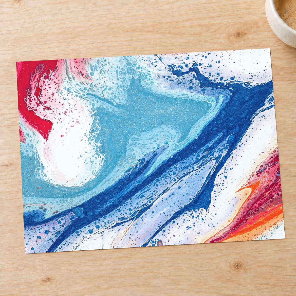 Abstract Painting of Blue