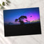 Tree in Field with Purple and Blue Sky Photography Print (7 Sizes) - Frameable