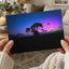 Tree in Field with Purple and Blue Sky Photography Print (7 Sizes) - Frameable