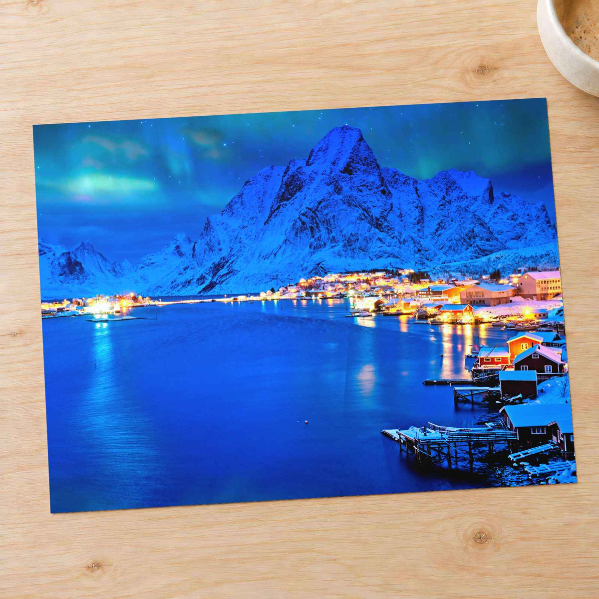 Reine Village Aurora Borealis Lofoten