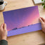 Snowy with Purple Sky in Snowy Mountains Photo Print (7 Sizes) - Crisp Detail