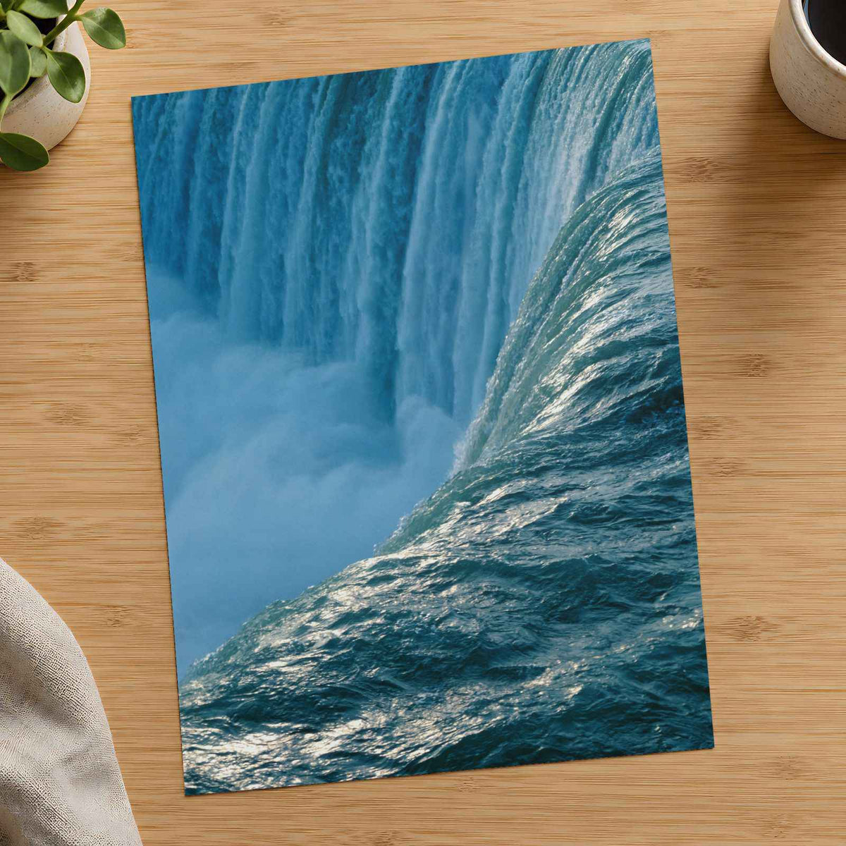 Niagara Falls Close Up Ontario Photo Wall Art (7 Sizes) - Premium Quality