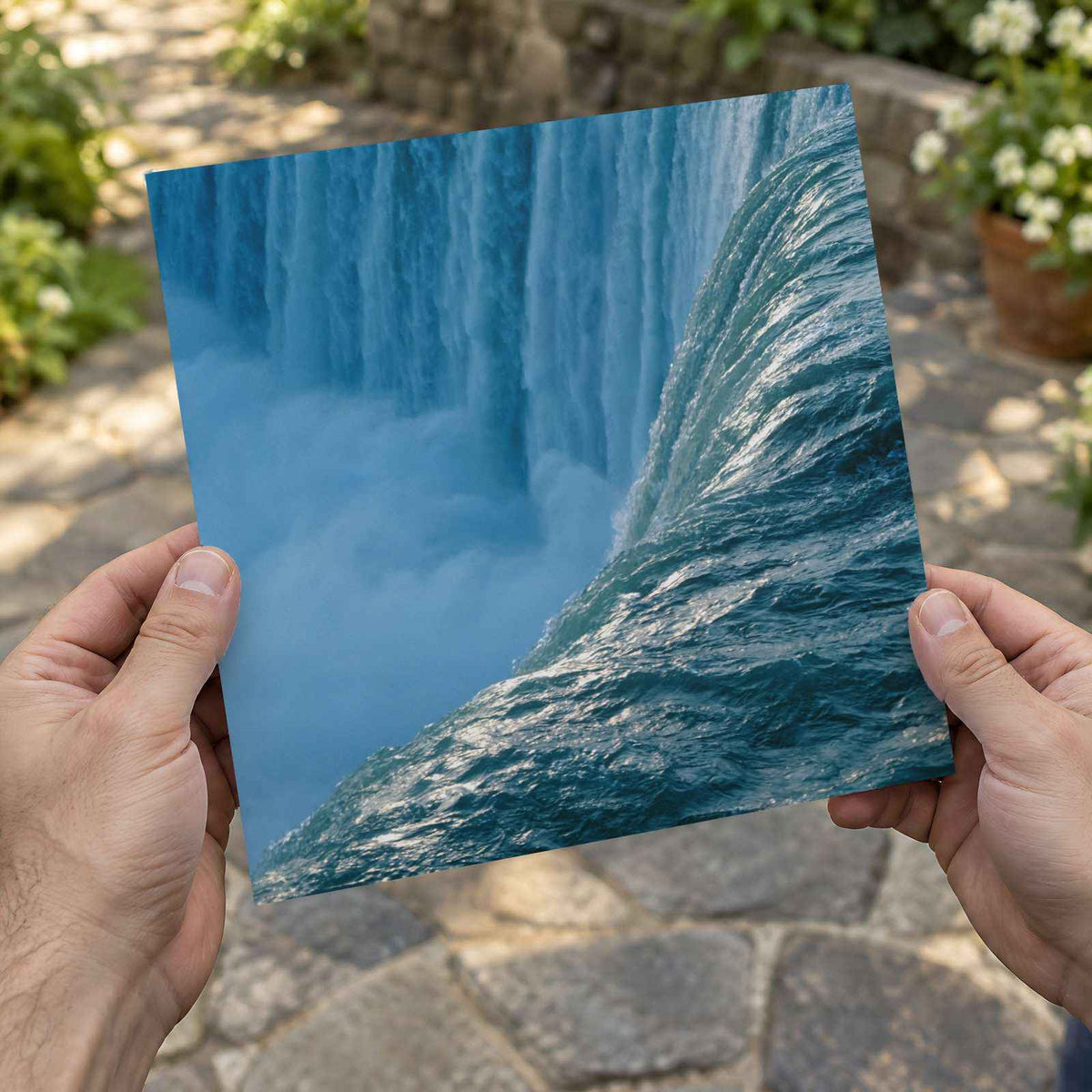 Niagara Falls Close Up Ontario Photo Wall Art (7 Sizes) - Premium Quality