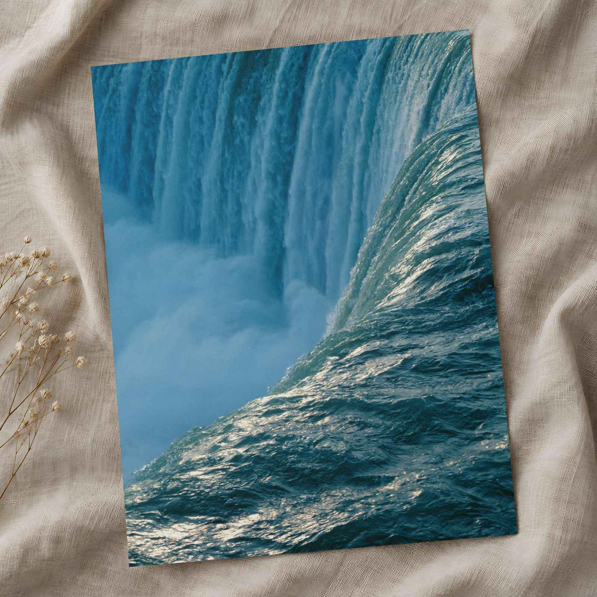 Niagara Falls Close Up Ontario Photo Wall Art (7 Sizes) - Premium Quality