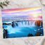 Godafoss Waterfall at Sunset Winter Iceland Photo Print (7 Sizes) - Heavyweight