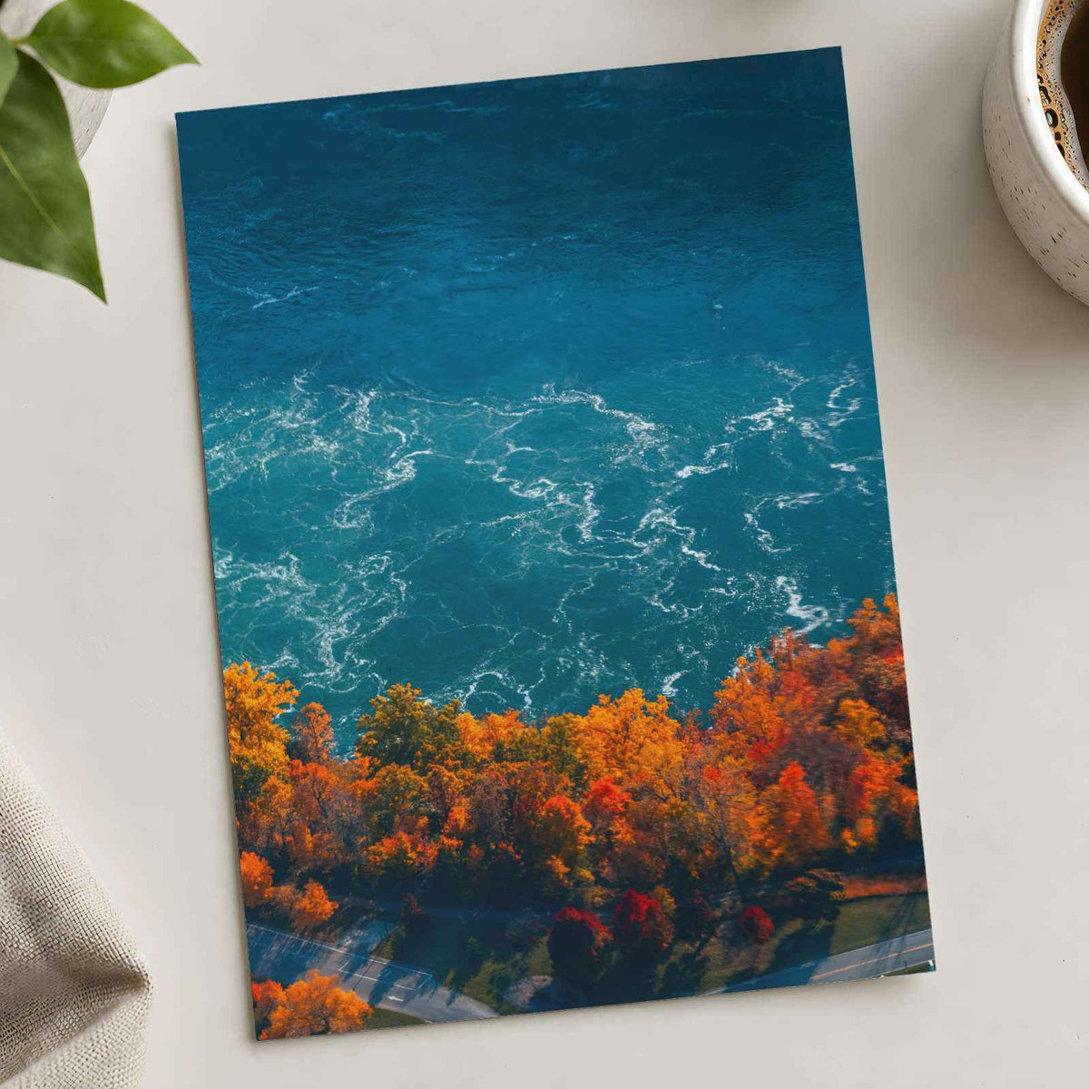 Niagara Falls Autumn Foliage Photographic Art Print (7 Sizes) - Satin Luster
