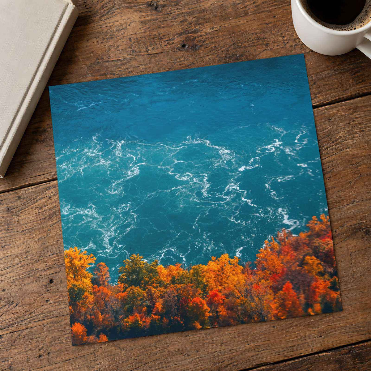Niagara Falls Autumn Foliage Photographic Art Print (7 Sizes) - Satin Luster