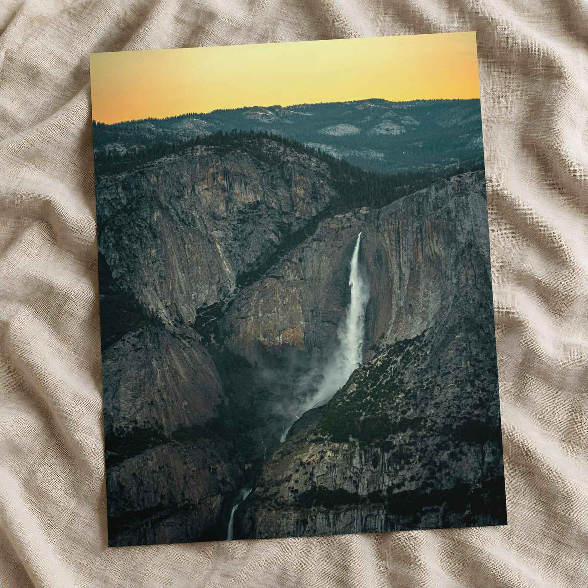 Yosemite Falls California Photo Wall Print (7 Sizes) - Heavyweight