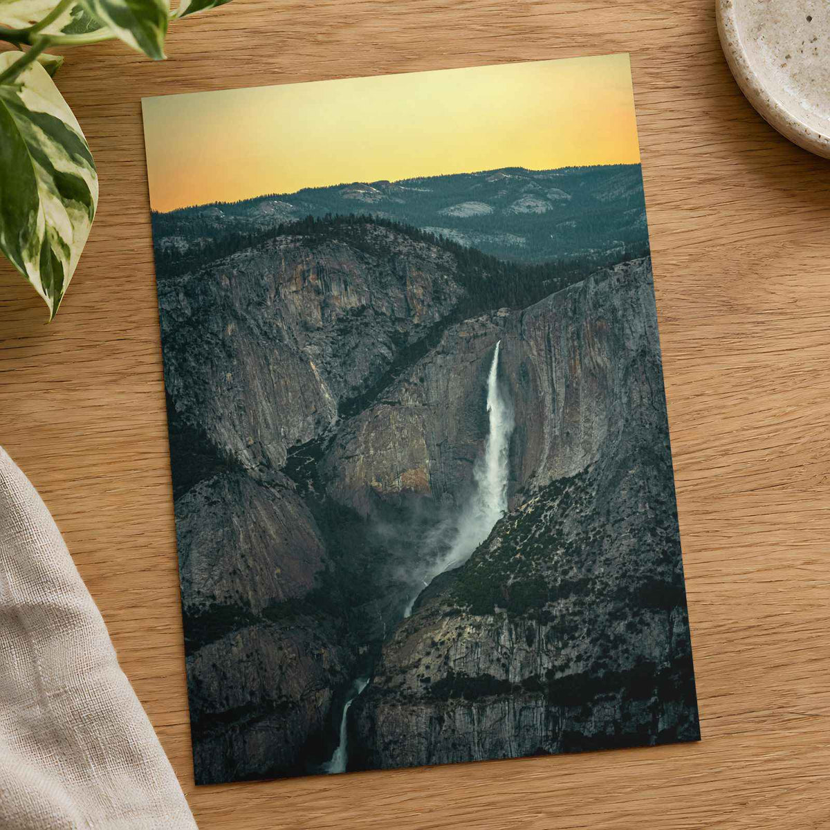 Yosemite Falls California Photo Wall Print (7 Sizes) - Heavyweight