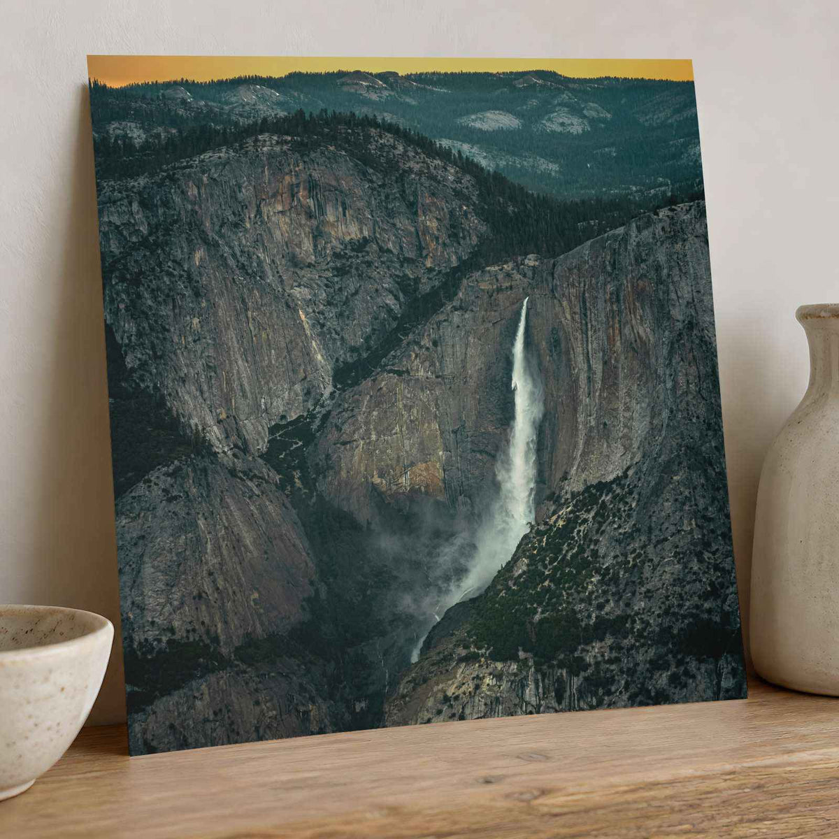 Yosemite Falls California Photo Wall Print (7 Sizes) - Heavyweight