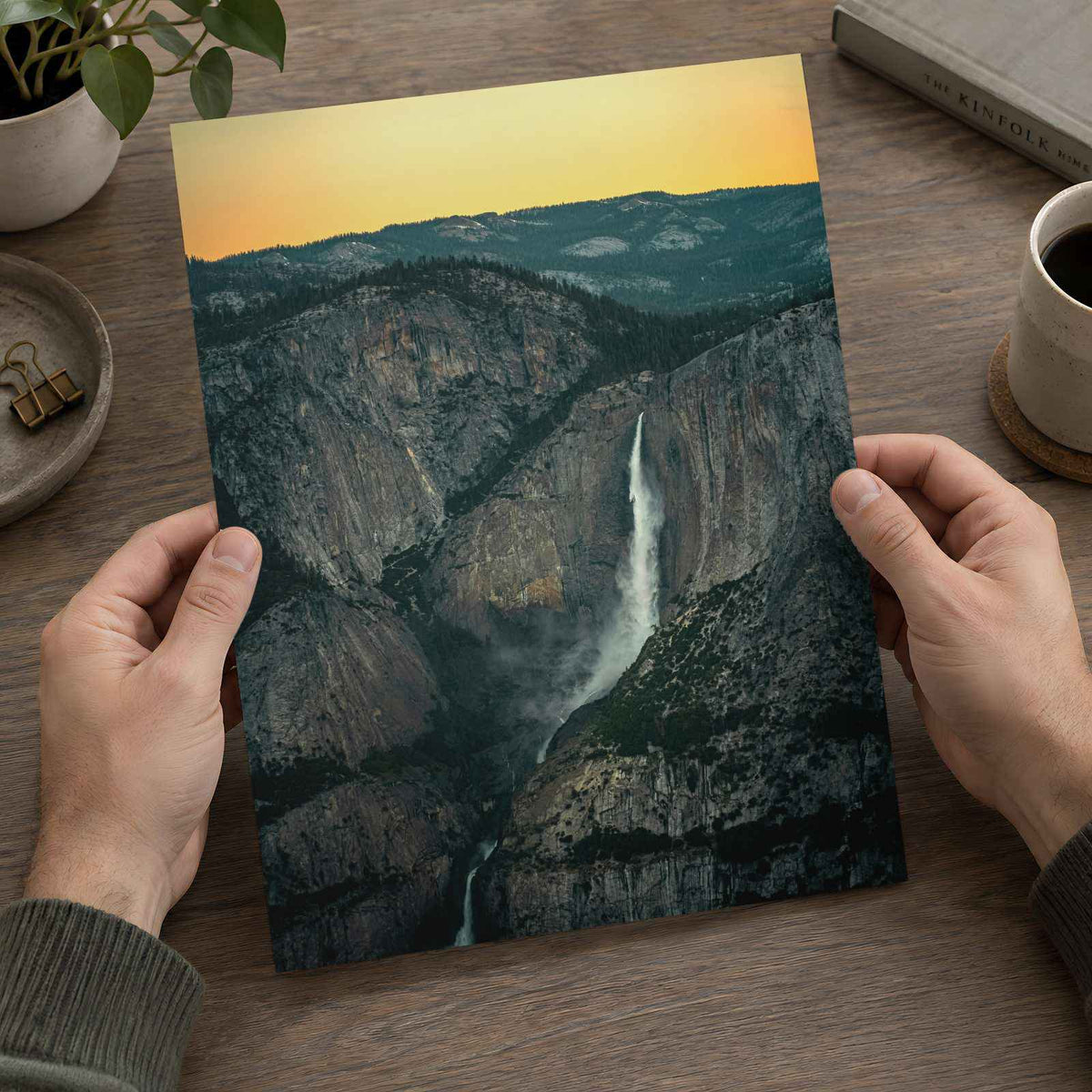 Yosemite Falls California Photo Wall Print (7 Sizes) - Heavyweight
