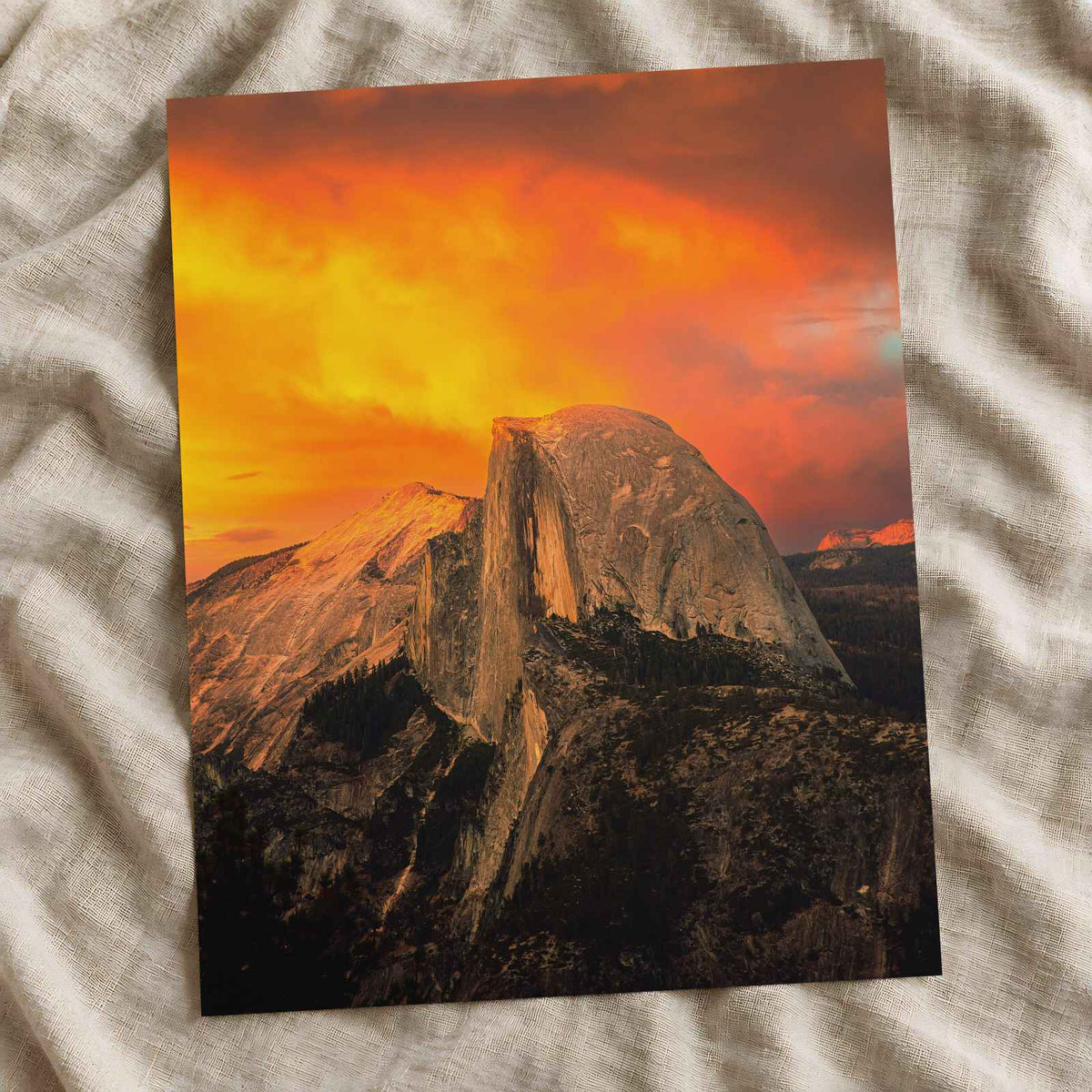 Half Dome at Sunset in Yosemite National Park California Photo Print (7 Sizes)