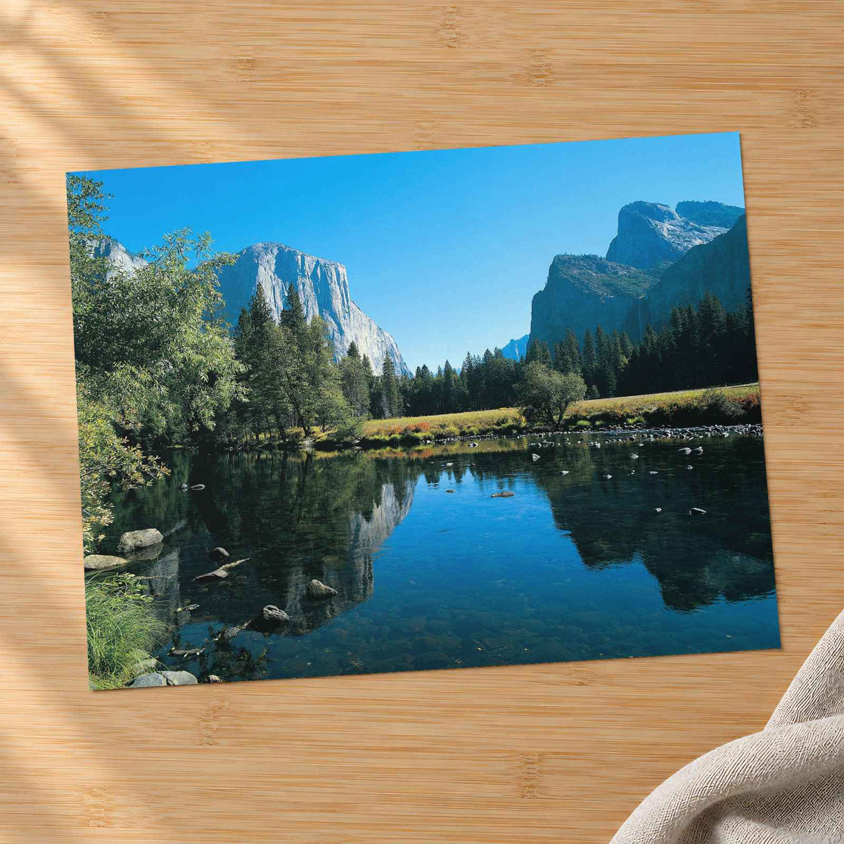 Lake at Yosemite National Park California Photo Wall Print (7 Sizes) - Frameable