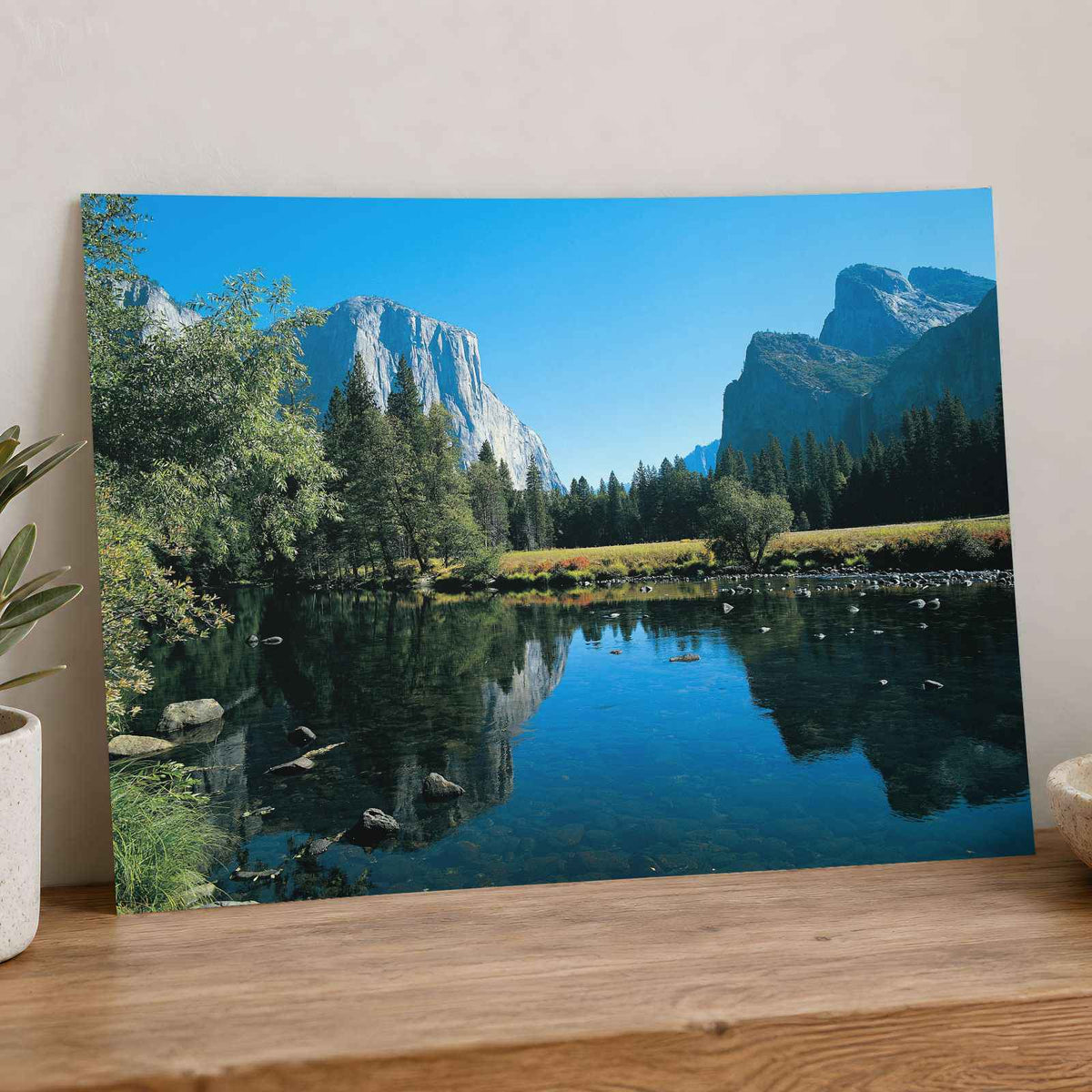 Lake at Yosemite National Park California Photo Wall Print (7 Sizes) - Frameable