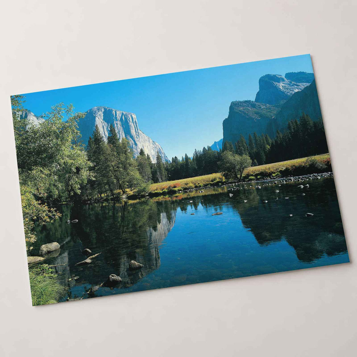 Lake at Yosemite National Park California Photo Wall Print (7 Sizes) - Frameable