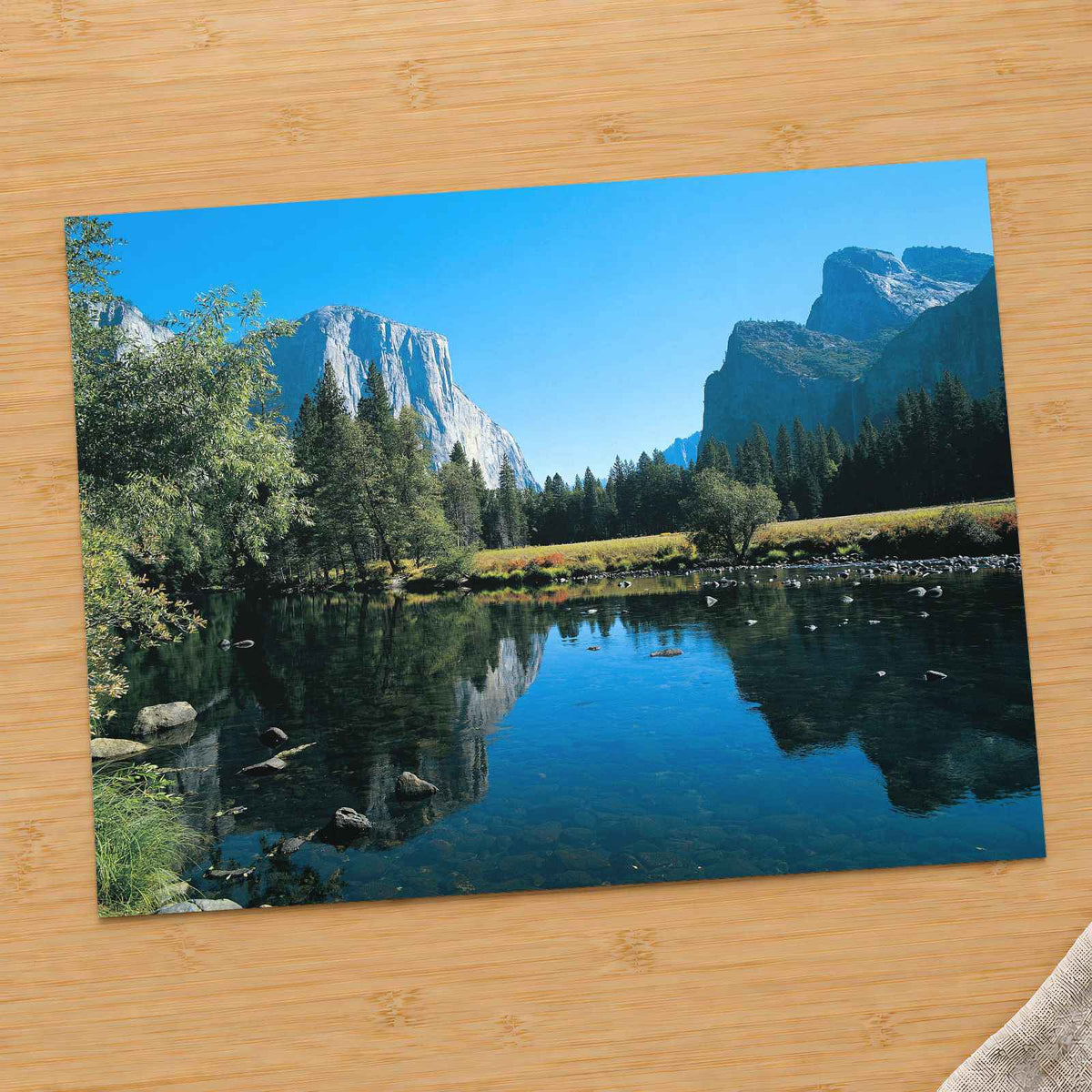 Lake at Yosemite National Park California Photo Wall Print (7 Sizes) - Frameable