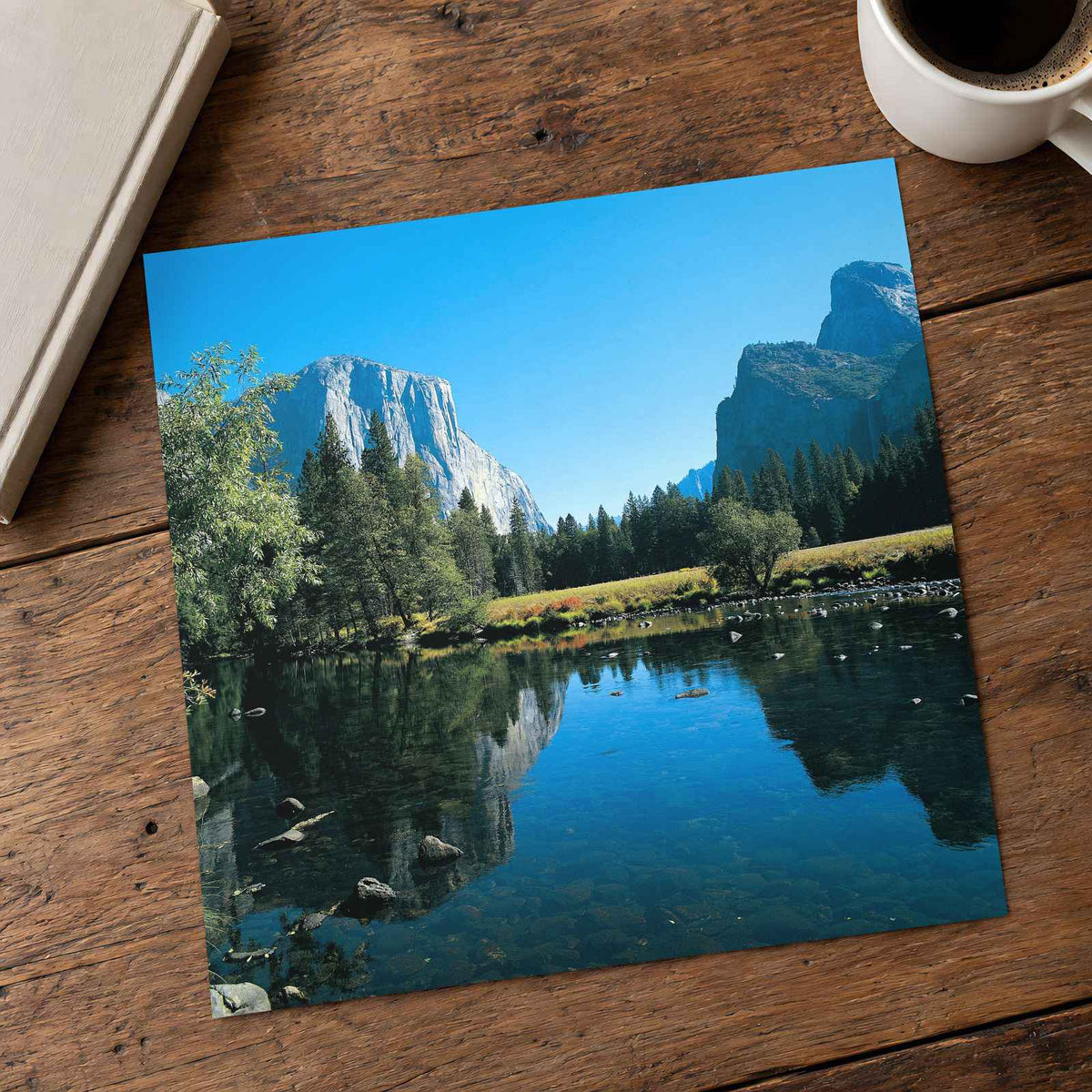 Lake at Yosemite National Park California Photo Wall Print (7 Sizes) - Frameable