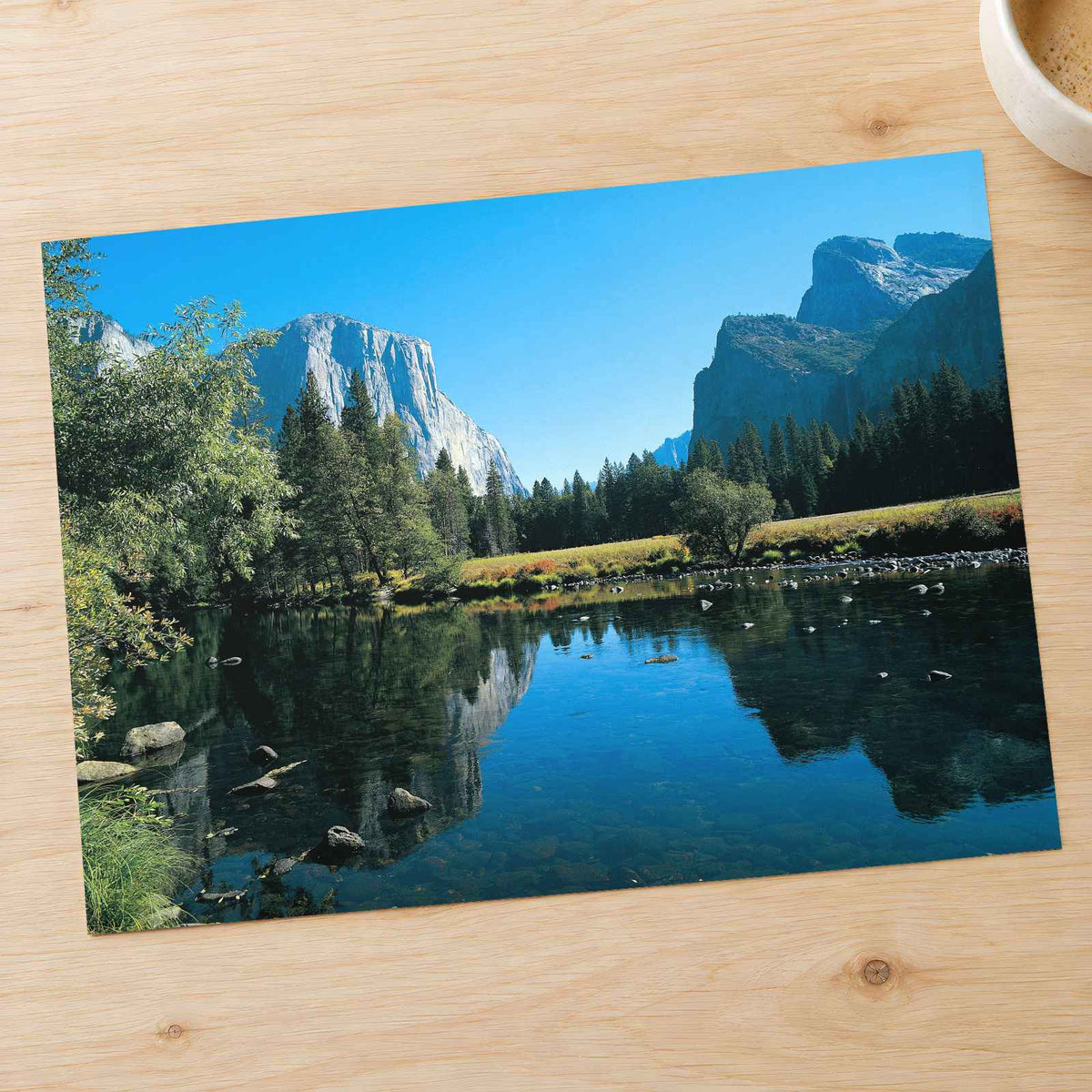 Lake at Yosemite National Park California Photo Wall Print (7 Sizes) - Frameable