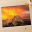 Half Dome in Yosemite at Sunset (Landscape) California Photo Wall Art (7 Sizes)