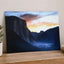 Sun Setting Over Valley Mountains in Yosemite California Photo Print (7 Sizes)