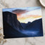 Sun Setting Over Valley Mountains in Yosemite California Photo Print (7 Sizes)