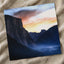 Sun Setting Over Valley Mountains in Yosemite California Photo Print (7 Sizes)