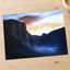 Sun Setting Over Valley Mountains in Yosemite California Photo Print (7 Sizes)
