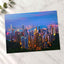 Hong Kong at Night from Mountains Photographic Art Print (7 Sizes) - Frameable